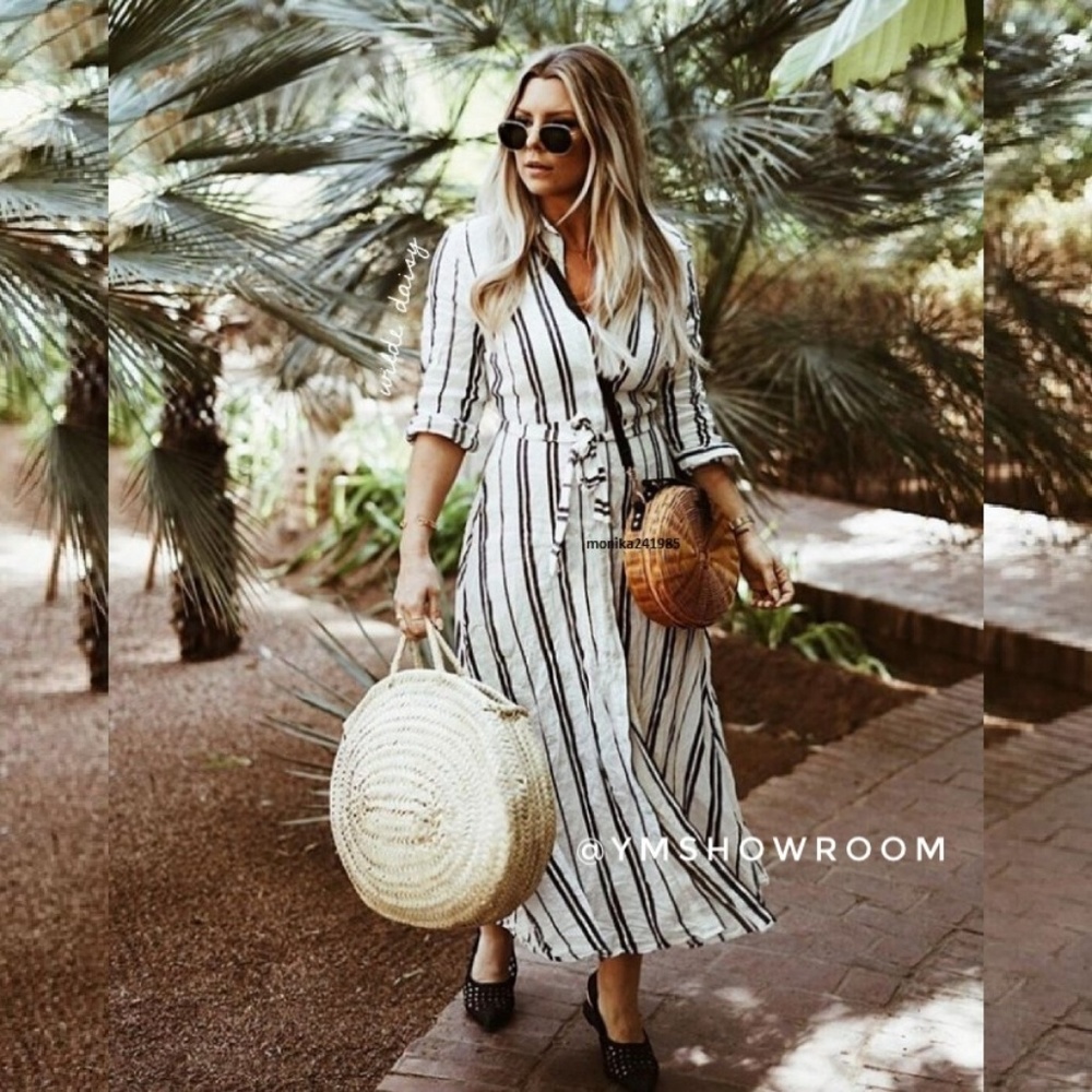 ZARA Button down maxi dress - Picture 5 of 8